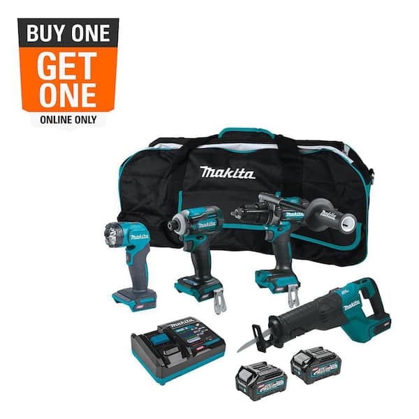 その他 makita 40v 4Ah Makita 40V Max XGT Brushless Cordless 4-Piece Combo Kit (Hammer