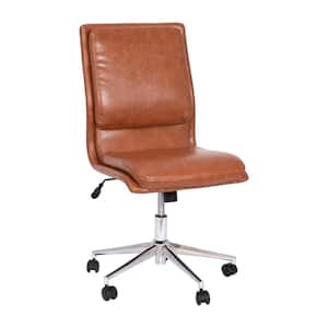 Brown Leather/Faux Leather Office/Desk Chair Table Top Only