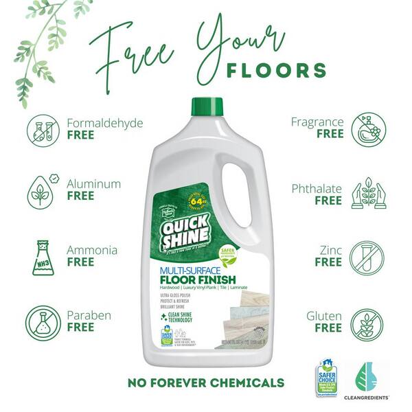 QUICK SHINE - 64 oz. Floor Finish (4-Pack)