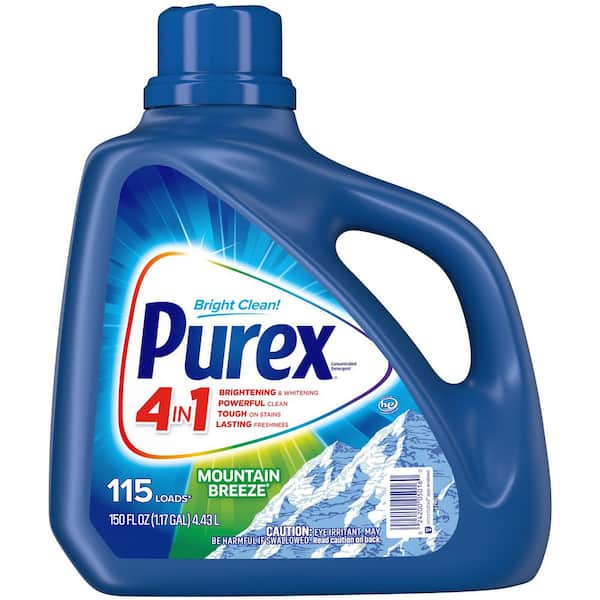 Purex Mountain Breeze Liquid Laundry Detergent, 100-Loads, 150 fl.oz.