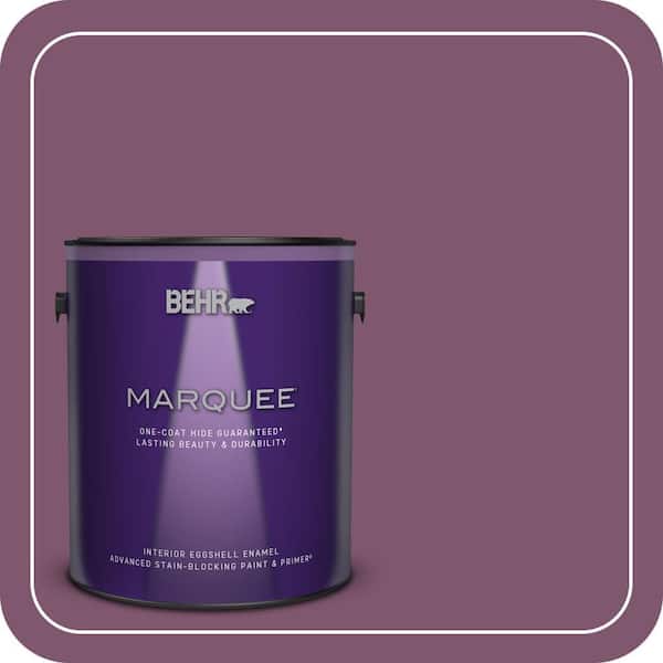 BEHR MARQUEE 1 gal. #M110-7 Euphoric Magenta One-Coat Hide Eggshell Enamel Interior Paint & Primer