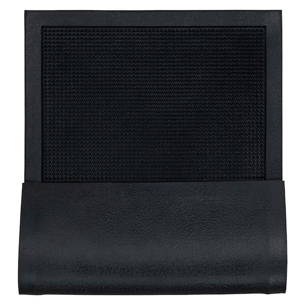 PC Covers Small Black Rectangular Rubber Mat 55 x 30cm)