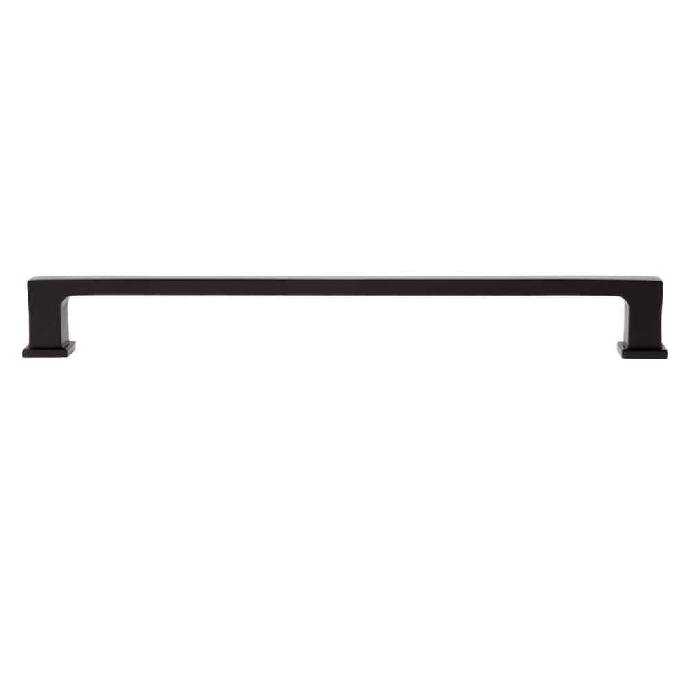 Chelsey Matte Black 8" Rectangular Bar Pull Multipack