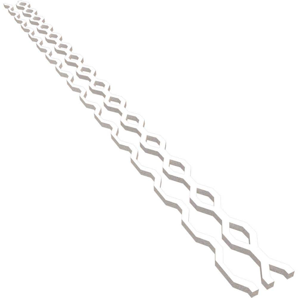 94" Unfinished PVC Decorative Slat Wall Panel Kit