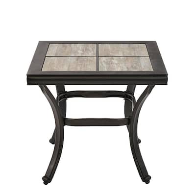 Crestridge Patio Tables, Ceramic Tile Patio Table Top