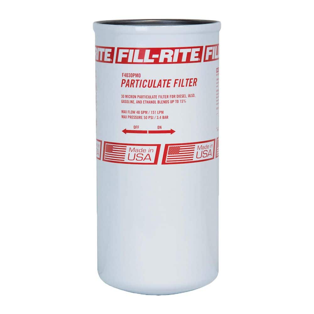 1 1/2 in. 40 GPM 30 Micron Particulate Spin-On Fuel Filter
