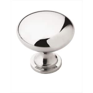 Edona 1-1/4 in. (32mm) Traditional Polished Chrome Round Cabinet Knob (10-Pack)
