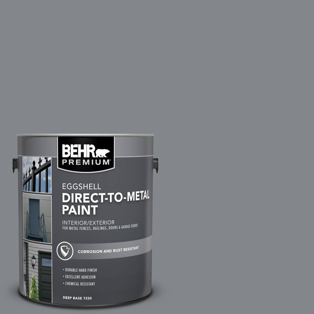 BEHR PREMIUM 1 gal. N5005 Gray Color Eggshell Direct to