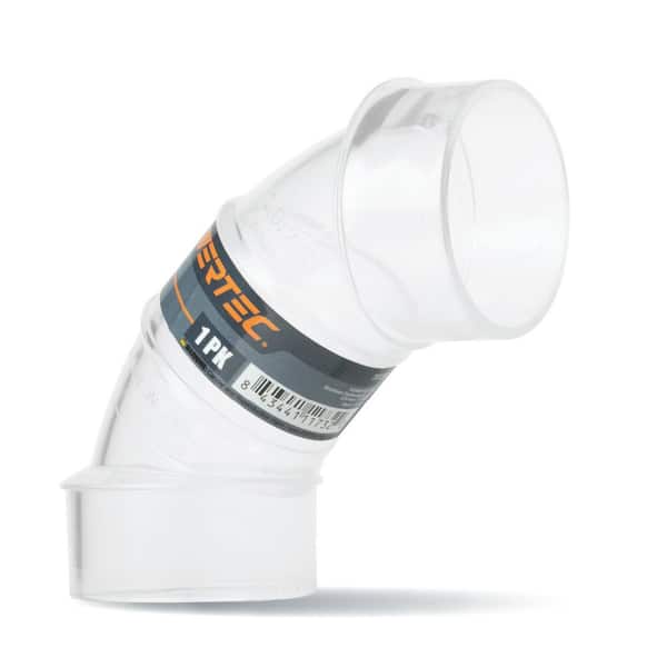 ‎POWERTEC 2-1/2 in. O.D. 90 ° Elbow, Dust Collector Connector for Dust Collection System