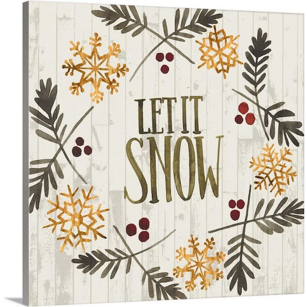 30 in. x 30 in. Rustic Christmas VI by Grace Popp Canvas Wall Art
