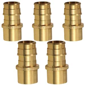 5/8 in. x 1/2 in. 90° PEX A x Female Sweat Expansion Pex Adapter, Lead Free Brass for Use in Pex A-Tubing (Pack of 5)