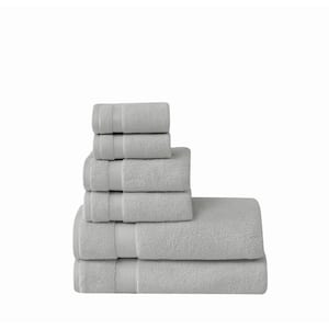 Super Soft Grey 6 Piece Bath Sheet Set