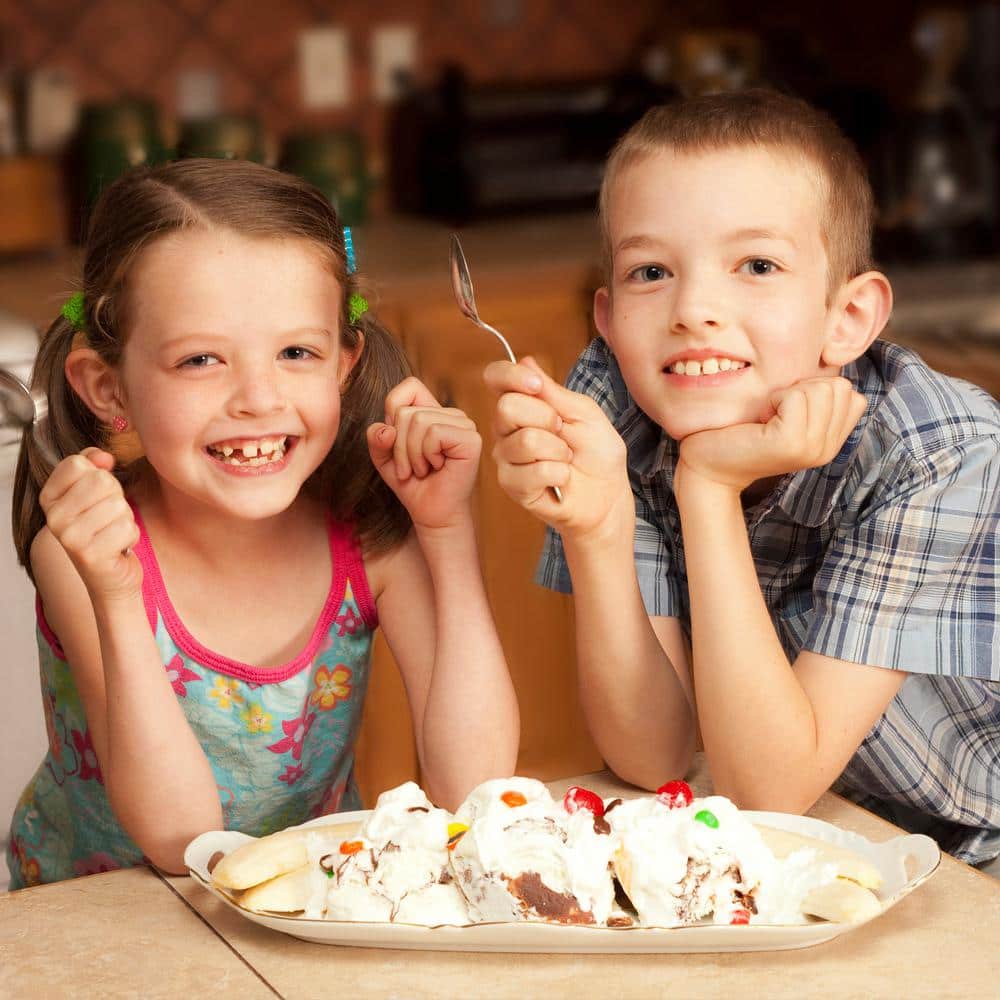 Automatic White Frozen Bowl Ice Cream Maker
