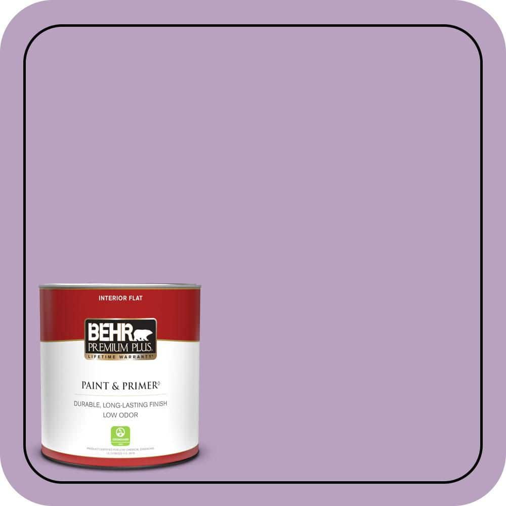 1 qt. #660D-4 Lilac Rose Flat Low Odor Interior Paint & Primer price history on PriceWatchPro