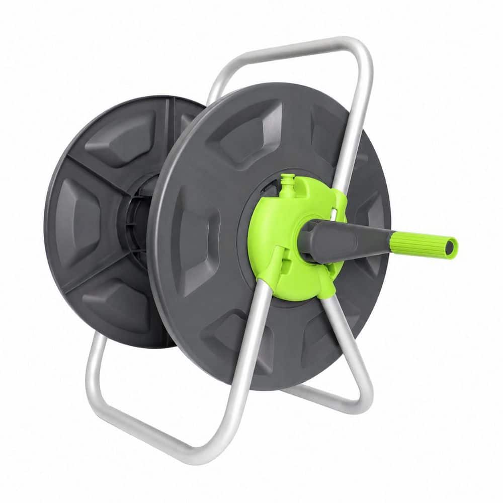 Portable Wall Mounted Hose Reel Cart Holds 65-100 Ft 5/8 in or 85-120 Ft 1/2 in Garden Water Hose Storage price history on PriceWatchPro
