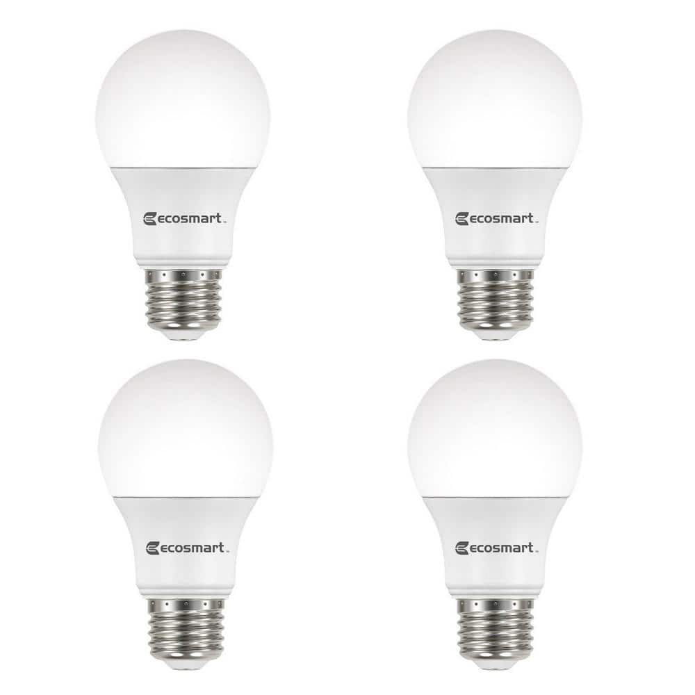 EcoSmart 40-Watt Equivalent A19 Dimmable ENERGY STAR LED Light Bulb In ...