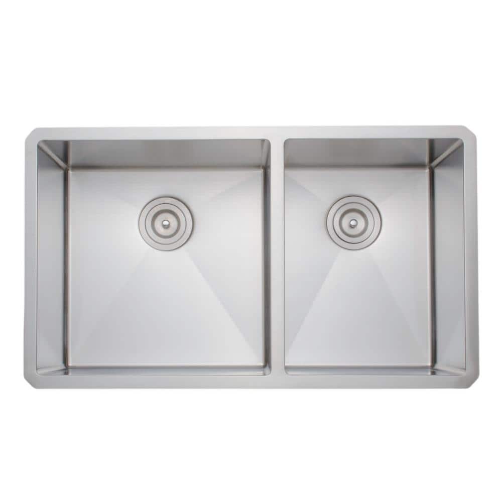 Wells New Chef's Collection Handcrafted Undermount Stainless Steel 33 ...