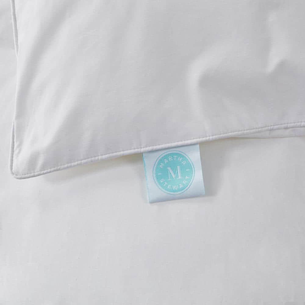 White Full/Queen Cotton Blend Down Alternative Comforter
