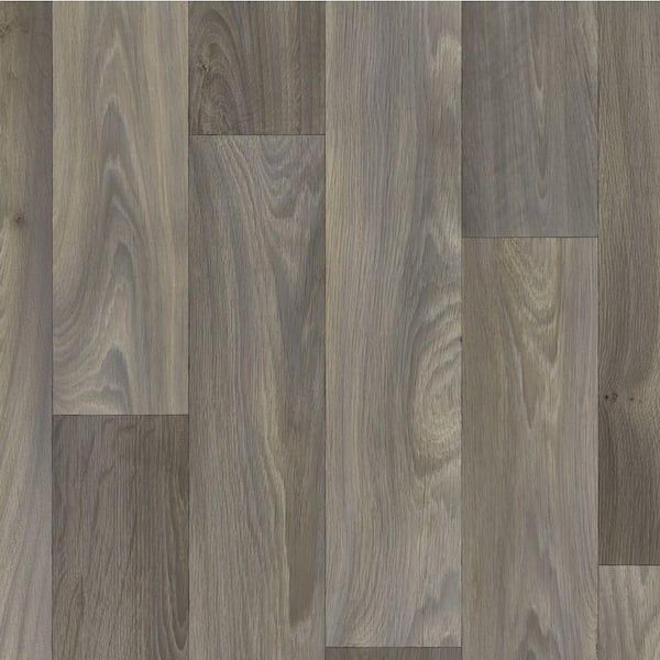 Take Home Sample - Greyed Oak Plank Vinyl Sheet - 6 in. x 9 in.