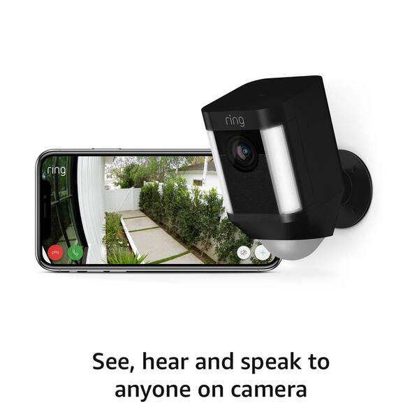 Ring Spotlight Cam Battery Outdoor Rectangle Security