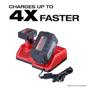 M12 and M18 12-Volt/18-Volt Lithium-Ion Multi-Voltage Super Charger Battery Charger with 12.0Ah Battery Pack