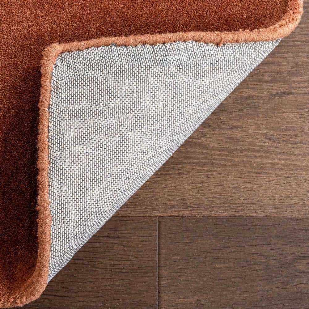 Maru Wool Dark Brown 8 ft. x 10 ft. Indoor Area Rug - thumbnail 3
