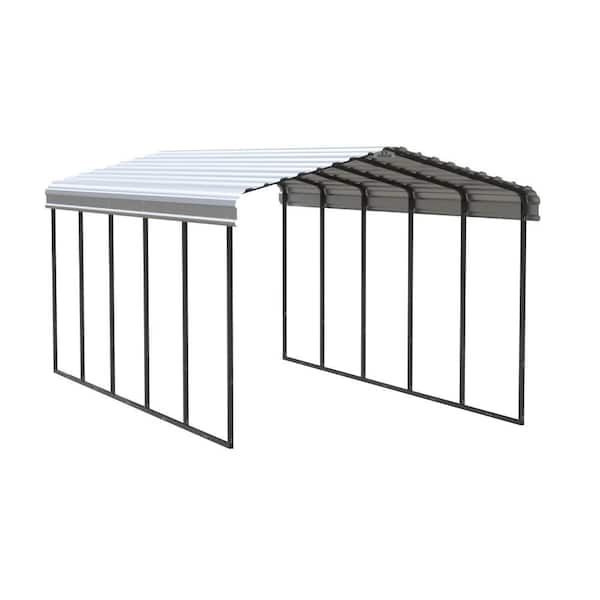 Arrow 12 ft. x 24 ft. x 9 ft. Eggshell Carport