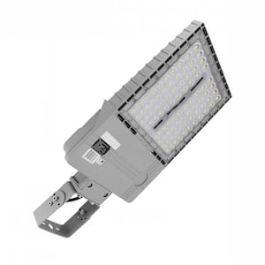 PK 320- Watt Equivalent Integrated LED Grey Area Light 5000 K