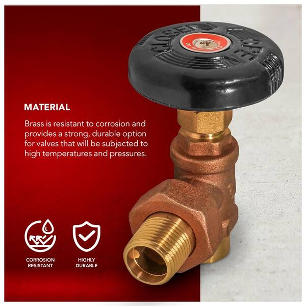 1/2Inch Brass Thermostatic Radiator Valve Straight... - Grandado
