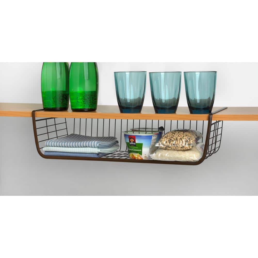 Bronze Over Door Large Steel Storage Basket