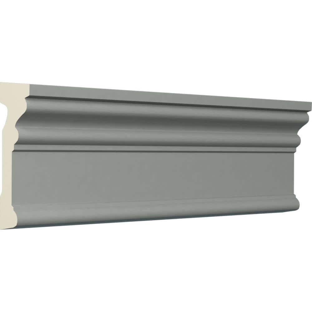 Gray Primed Polyurethane Panel Moulding Sample