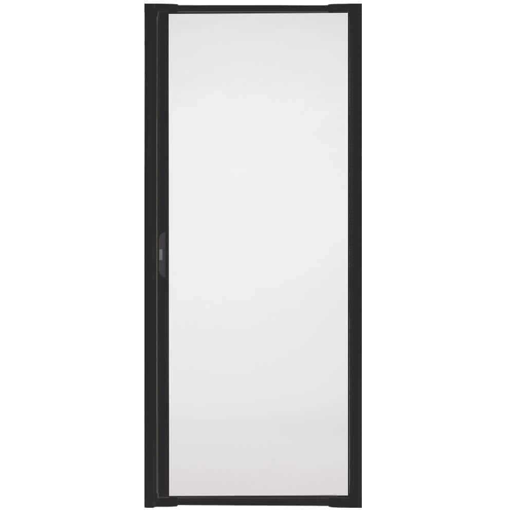 Andersen 36 in. x 78 in. LuminAire Black Single Universal Aluminum Gliding  Retractable Screen Door 93199 - The Home Depot
