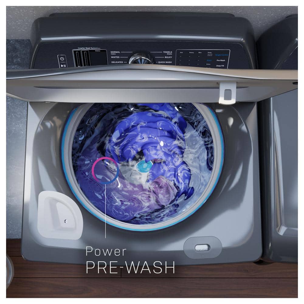 Diamond Gray High Efficiency Smart Top Load Washer with Energy Star