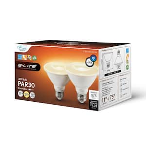 75-Watt Equivalent PAR30 Energy Star and Dimmable LED Light Bulb Short Neck in Soft White Light (10-Pack)