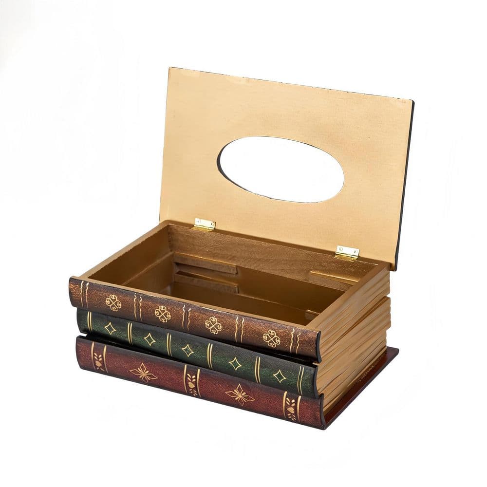 Rectangular Retro Wooden Antique Book Tissue Box Cover, Tissue Holder Home Decor for Bathroom Office Car Kitchen price history on PriceWatchPro
