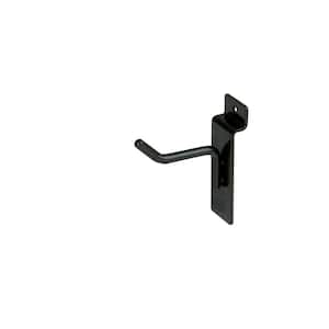 Peg Hooks for Slatwall - 4, Black