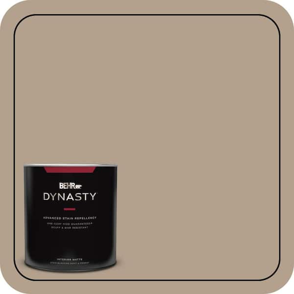 BEHR DYNASTY 1 qt. #PWL-85 Stepping Stones Matte Interior Stain-Blocking Paint and Primer