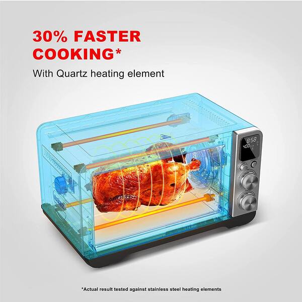 galanz 6 slice digital toaster oven with air fry