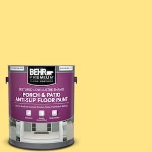1 gal. #P300-5 Upbeat Textured Low-Lustre Enamel Interior/Exterior Porch and Patio Anti-Slip Floor Paint