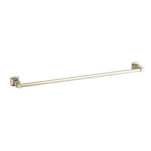Margaux 30 in. Towel Bar in Vibrant French Gold