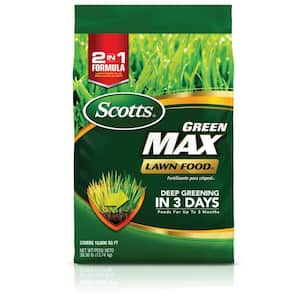 Green Max 30.30 lbs. 10,000 sq. ft. Florida Lawn Fertilizer Plus Iron Supplement for Greener Grass