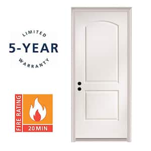 MMI DOOR 32 in. x 80 in. Carrara Right-Hand Primed Composite 20
