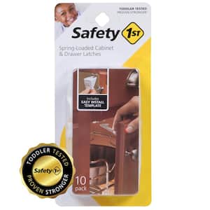 1pc Child Safety Lock,Hidden,Child Safety Spring Lock,Full Latch Cabinet  Lock Christmas, Halloween, Thanksgiving Day Gift
