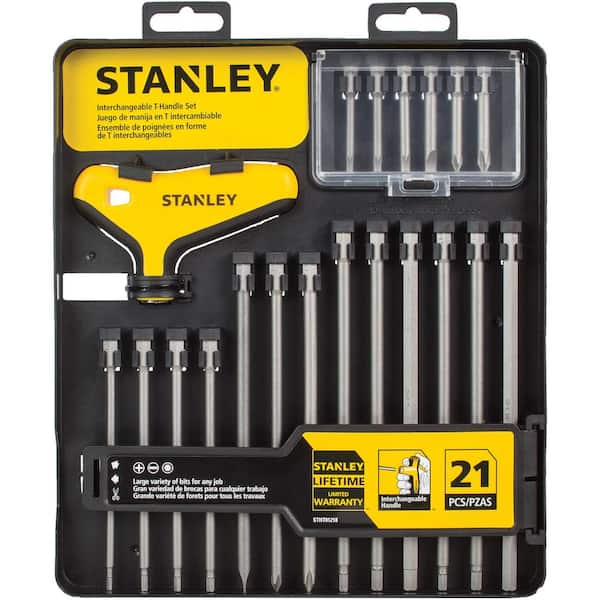 Stanley STHT81218 21pc T-Handle Set Yellow