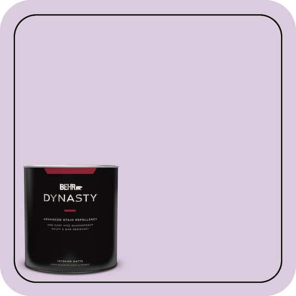 BEHR DYNASTY 1 qt. #660C-2 Violet Mist Matte Interior Stain-Blocking Paint & Primer