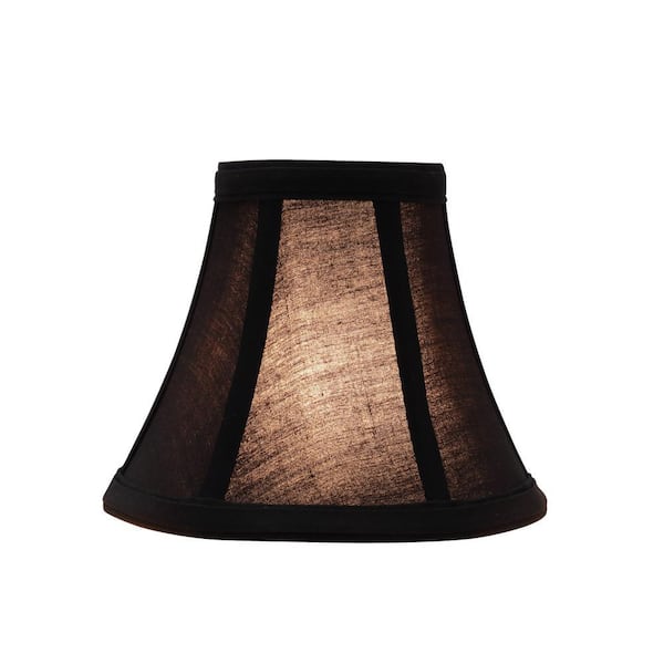 Aspen Creative Corporation 6 in. x 5 in. Black Bell Lamp Shade (2