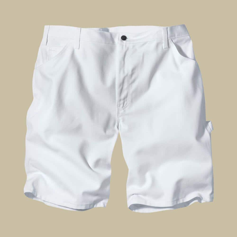 Dickies Relaxed Fit 44 White Painters Short DX400WH44 - The