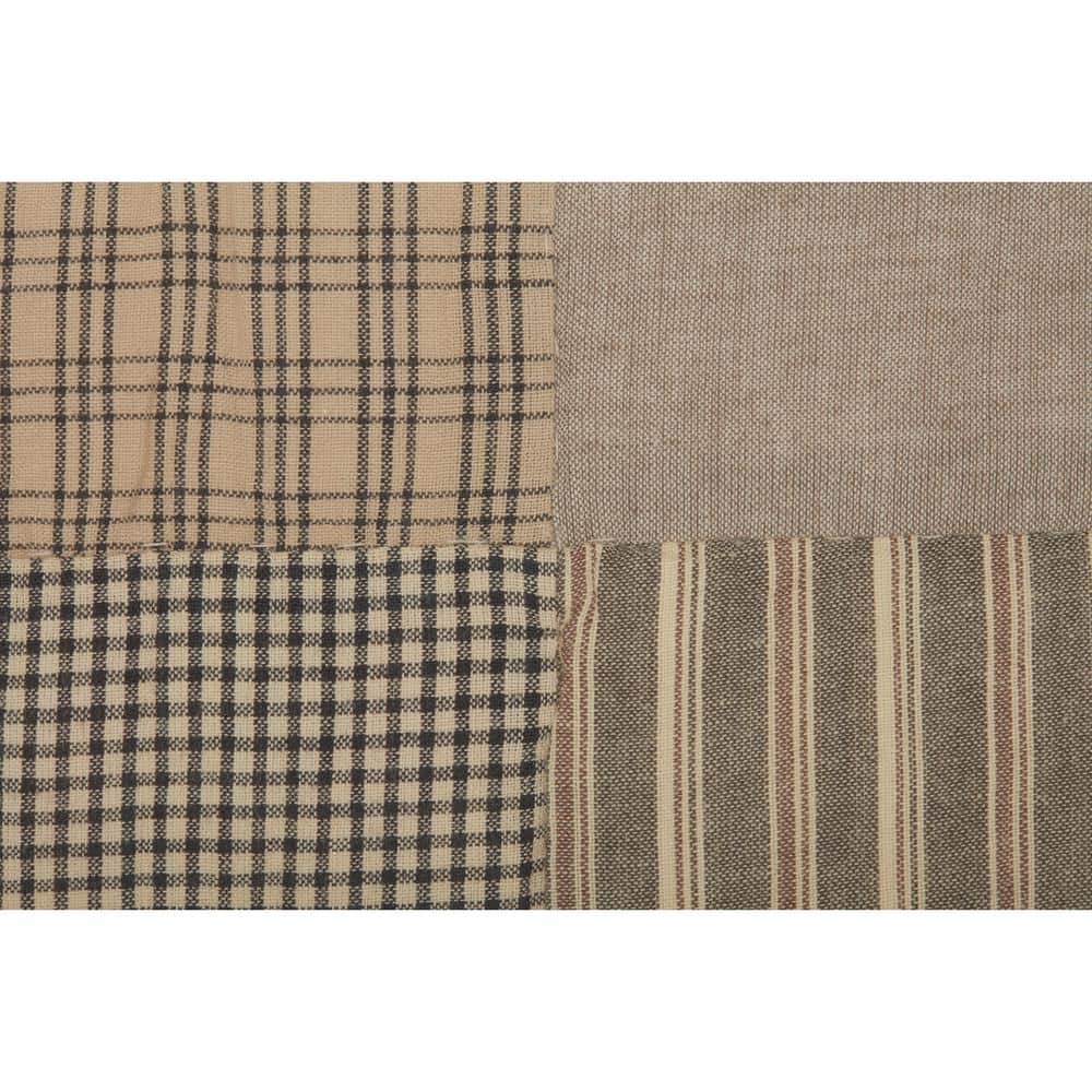 Sawyer Mill Charcoal Grey Cotton Patchwork Twin Quilt