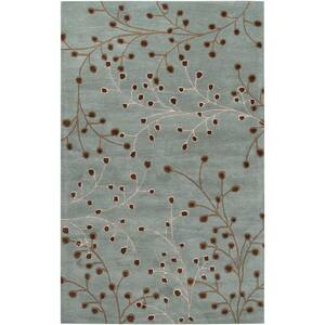 Aloysia Moss 9 ft. x 12 ft. Indoor Area Rug