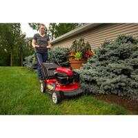 Troy-Bilt 21 in. 163cc OHV Engine Push 3-in-1 Gas Walk Behind Lawn Mower with Tri-Action Cutting System TB120